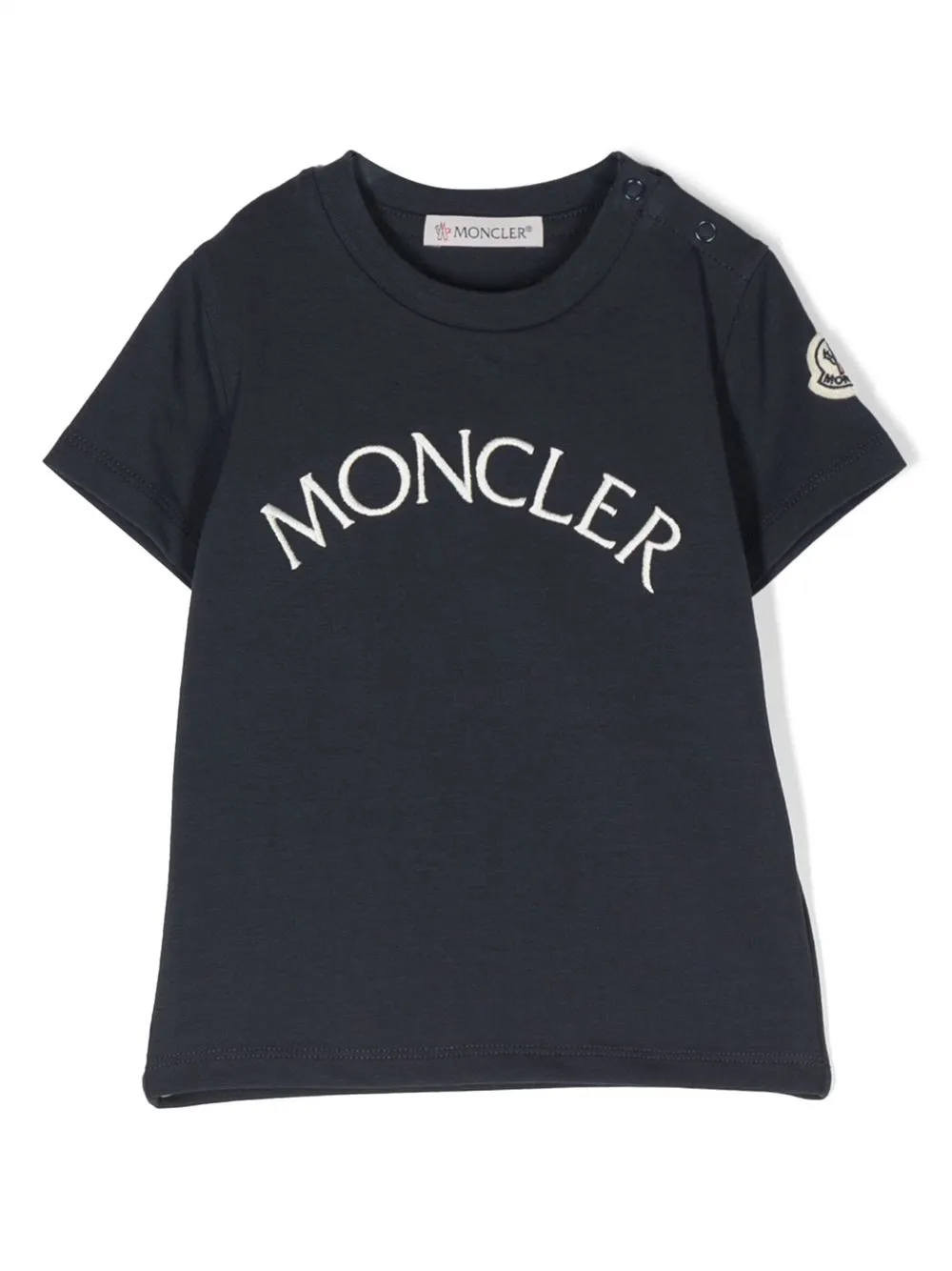 

Moncler Enfant logo-print short-sleeved T-shirt - Blue