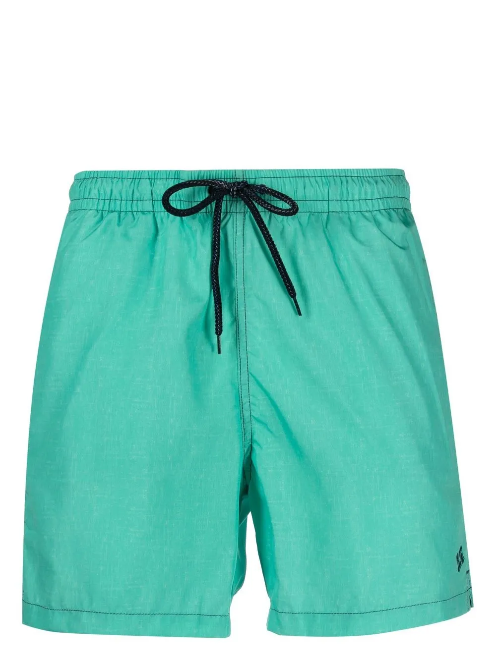 

Drumohr shorts de playa con parche del logo - Verde