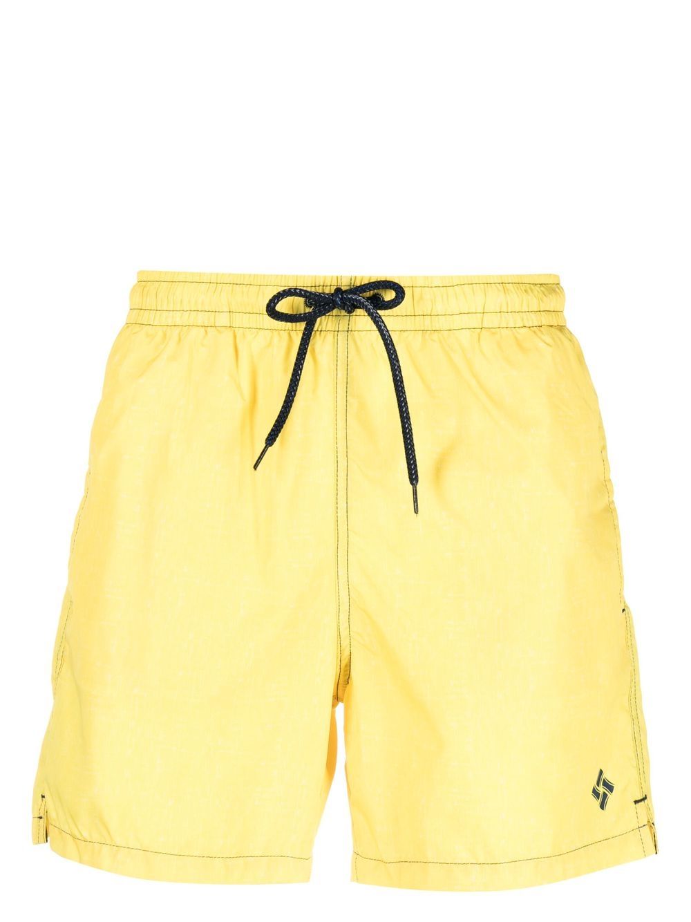 

Drumohr shorts de playa con logo bordado - Amarillo