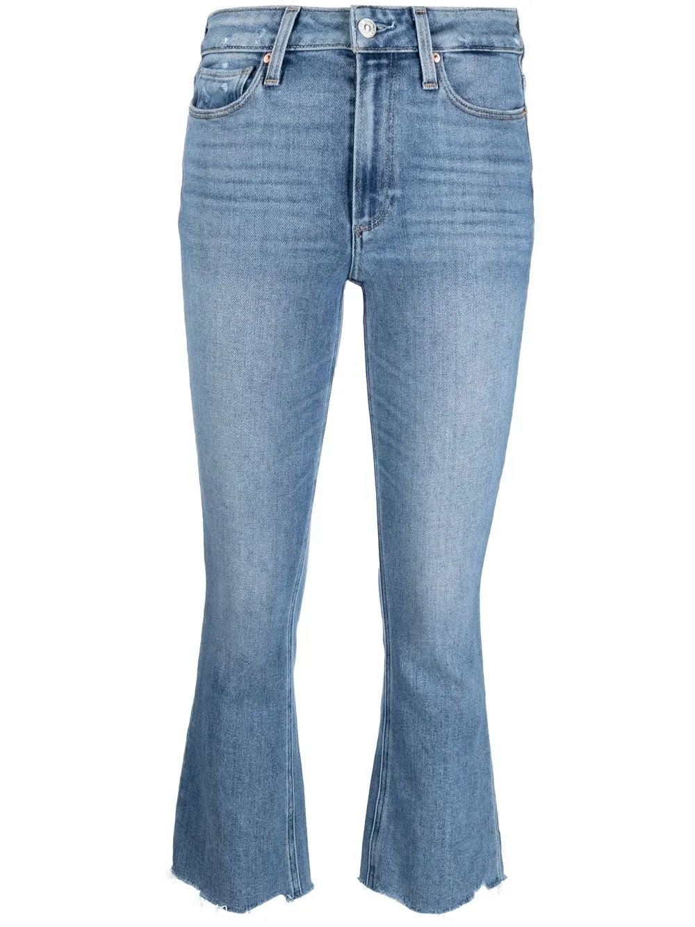 

PAIGE jeans bootcut con parche del logo - Azul