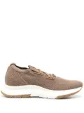 Gianvito Rossi round-toe lace-up sneakers - Brown