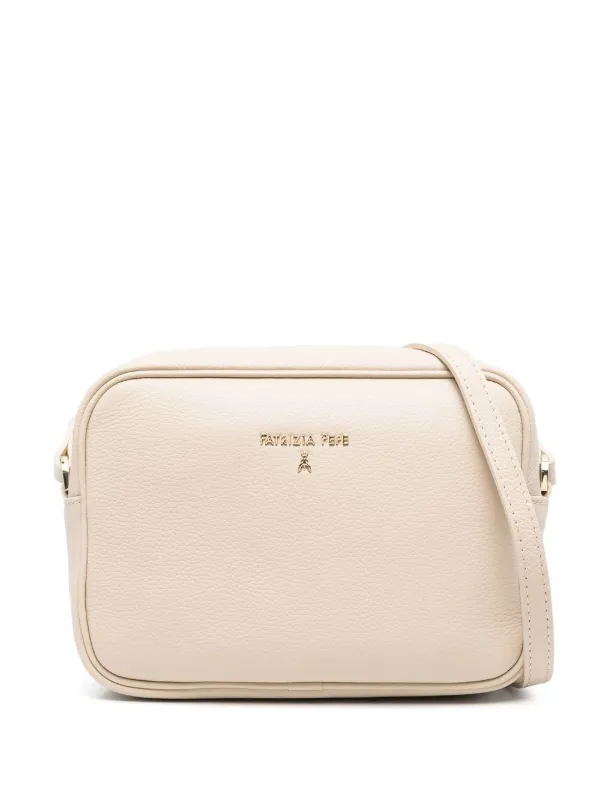 Patrizia Pepe Faux Leather Cross Body Bag Neutrals FARFETCH PH