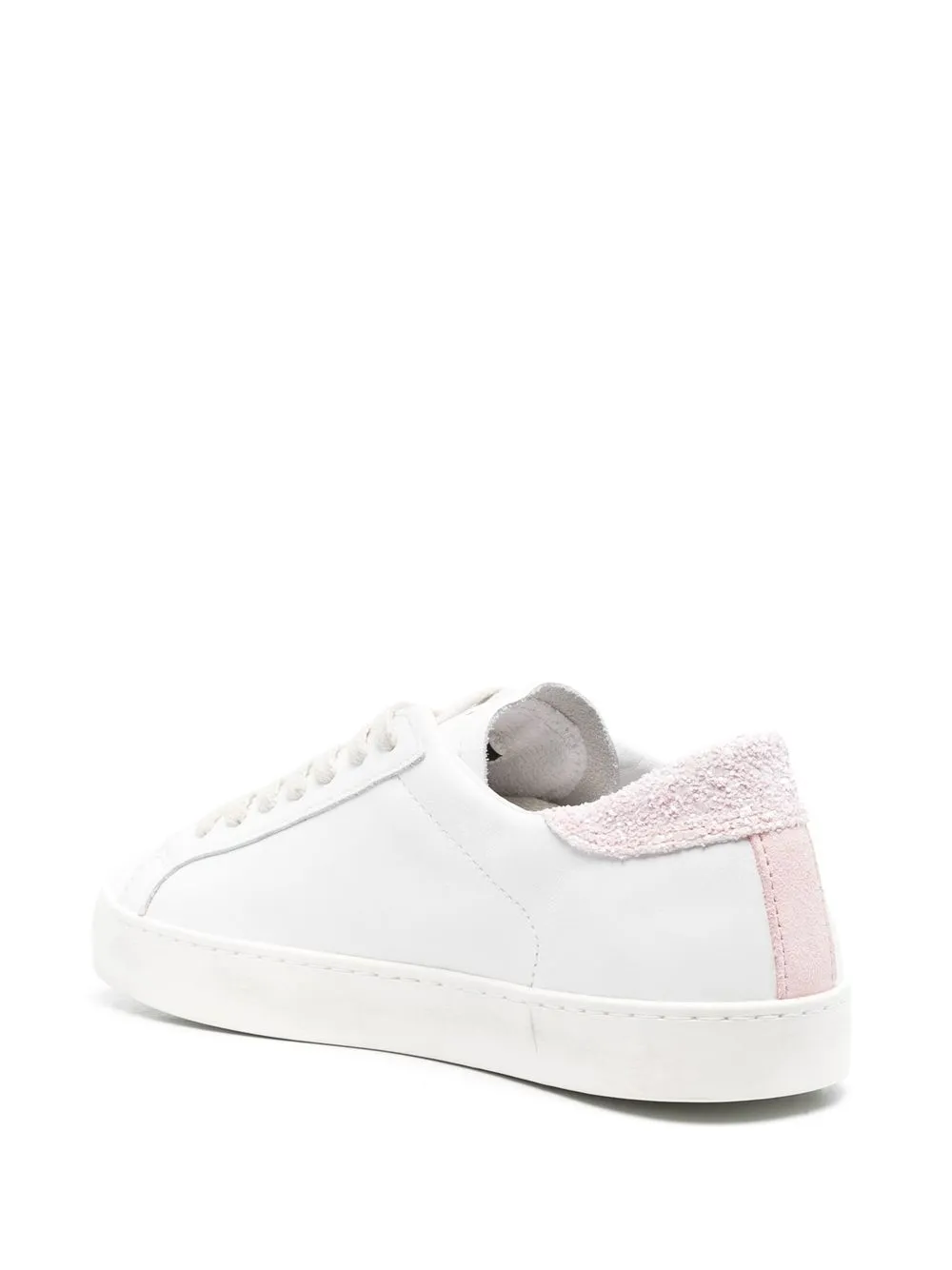 

D.A.T.E. logo-print low-top leather sneakers - White