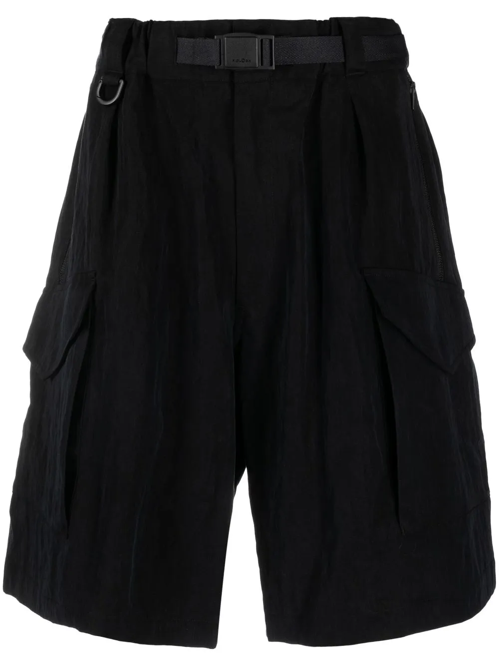 

Y-3 belted-waist cargo shorts - Black
