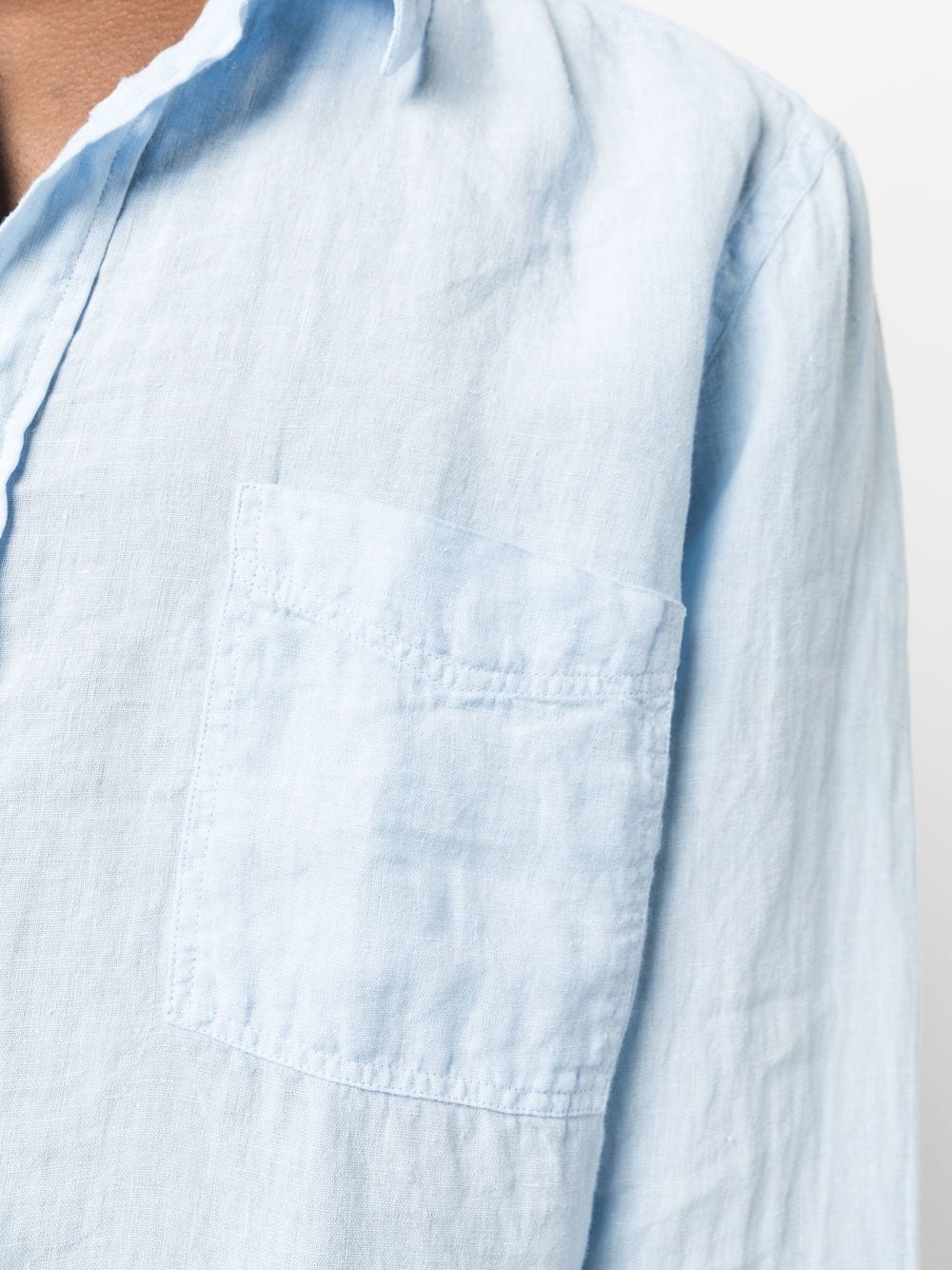 Shop Hugo Boss Chest Patch-pocket Shirt In Blue