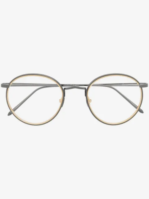 Linda Farrow Comer round-frame glasses
