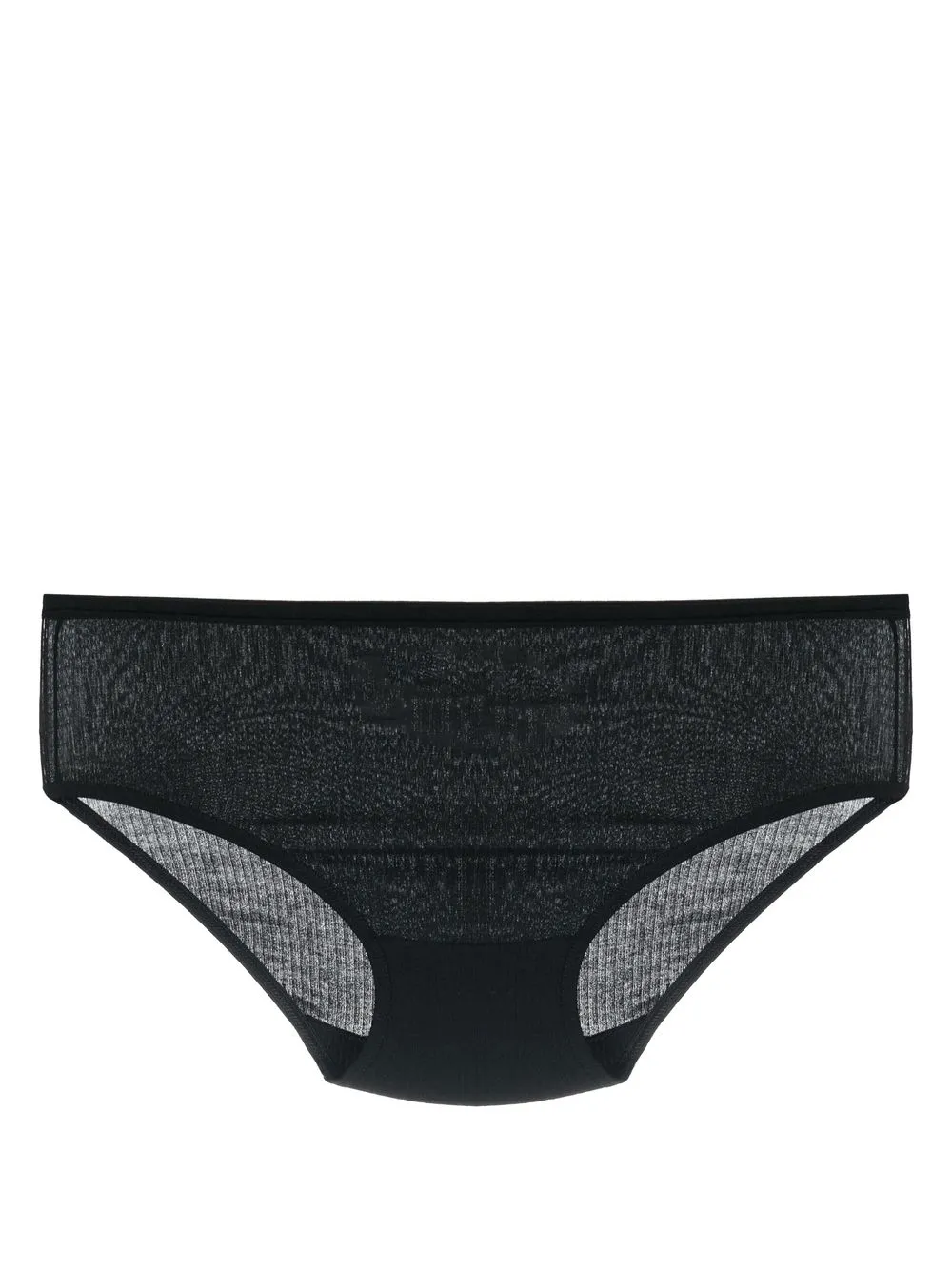 

Baserange rib-knit brief bottoms - Black