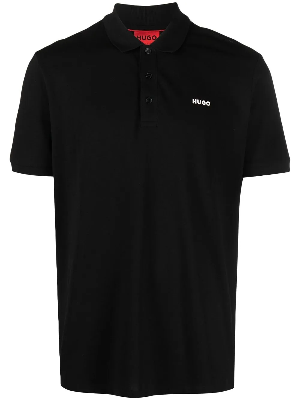 

BOSS chest logo-print polo shirt - Black