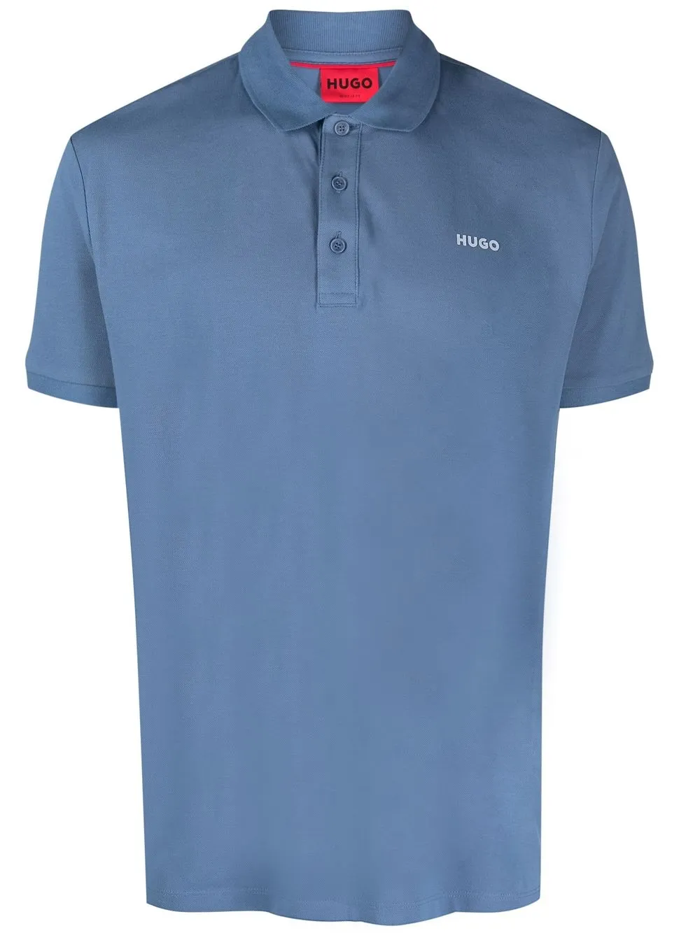 

BOSS chest logo-print polo shirt - Blue