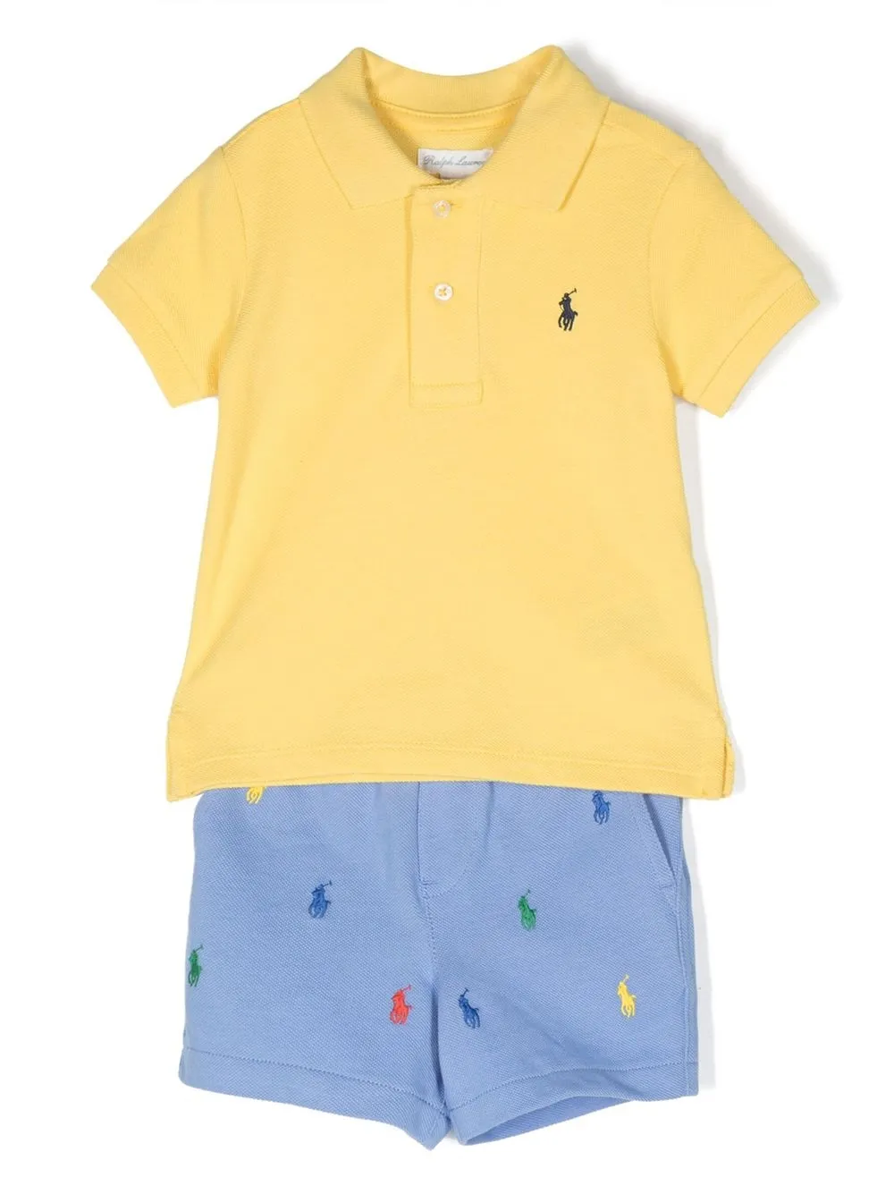 

Ralph Lauren Kids Polo Pony cotton set - Yellow