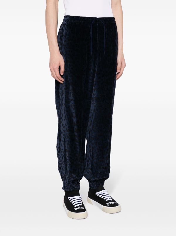 WACKO MARIA leopard-pattern Velvet Trousers - Farfetch