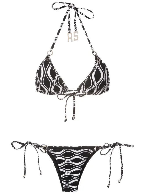 Bikini à motif vagues - Amir Slama - Modalova