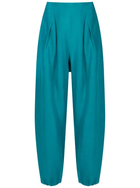Adriana Degreas Lipstick pleated beach trousers