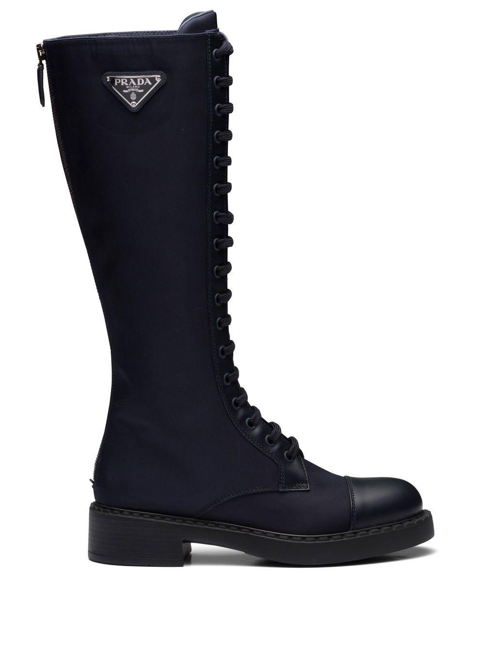 Prada boots shop lace up