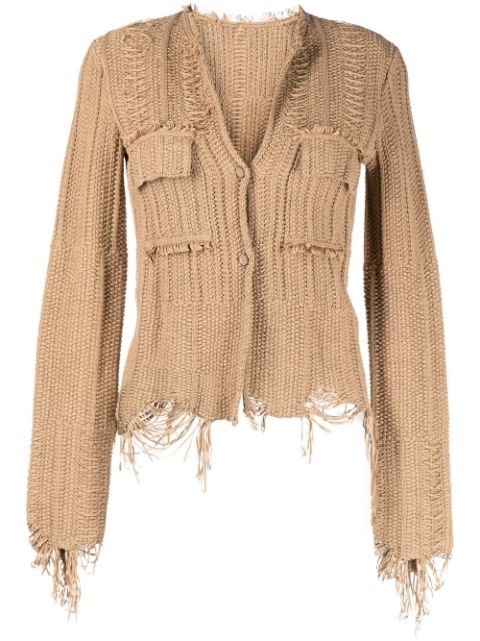 JNBY cropped button-up cardigan