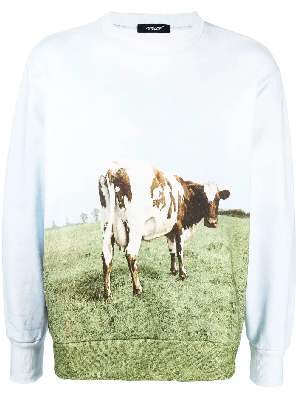 Undercover Photograph-print Cotton Sweatshirt In Blue