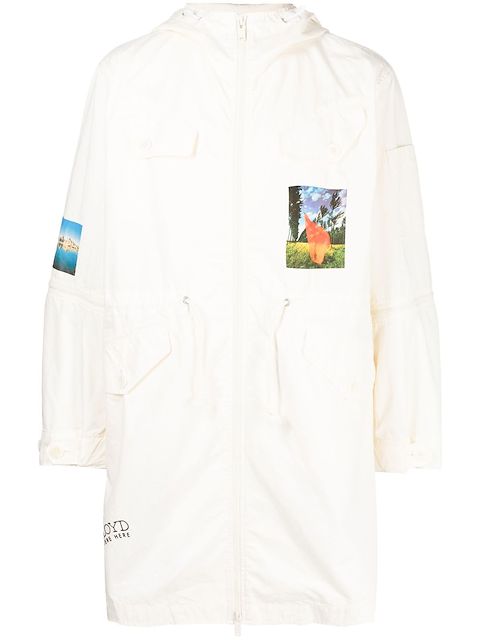 Undercover Pink Floyd photograph-print parka 