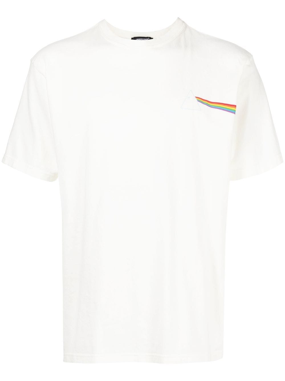 Shop Undercover Pink Floyd Cotton T-shirt In White