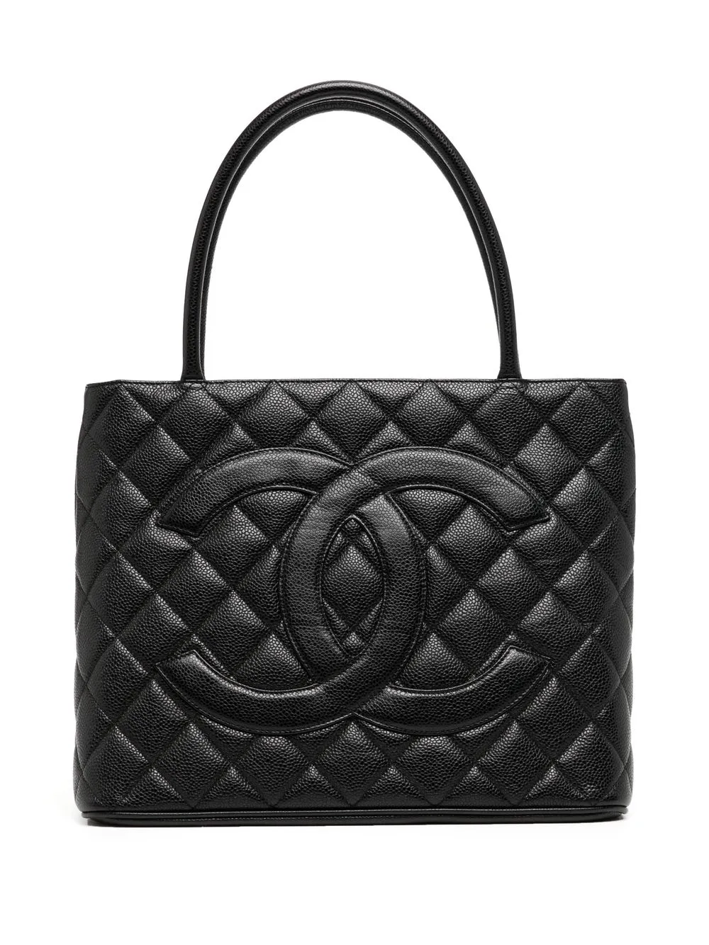 

CHANEL Pre-Owned 2000 Medallion tote - Black