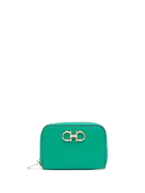 Ferragamo logo plaque wallet