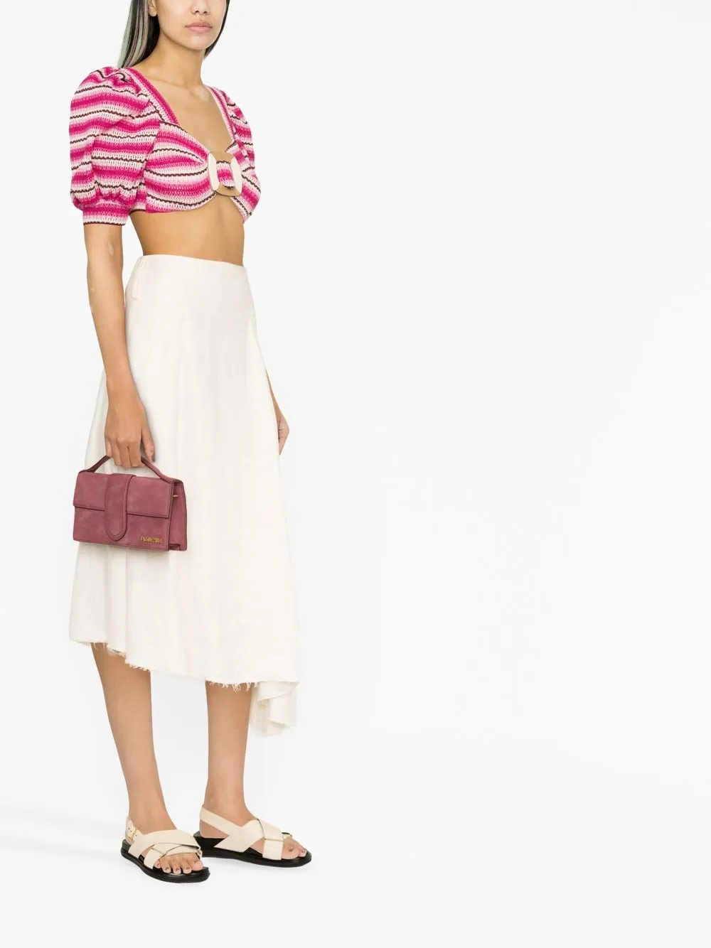 PATBO CROCHET CROPPED TOP