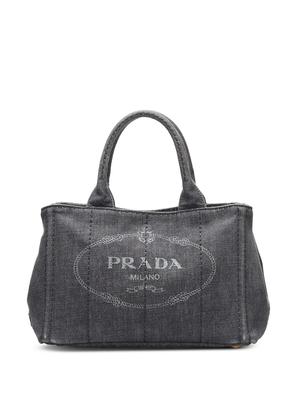 

Prada Pre-Owned Canapa satchel bag - Black