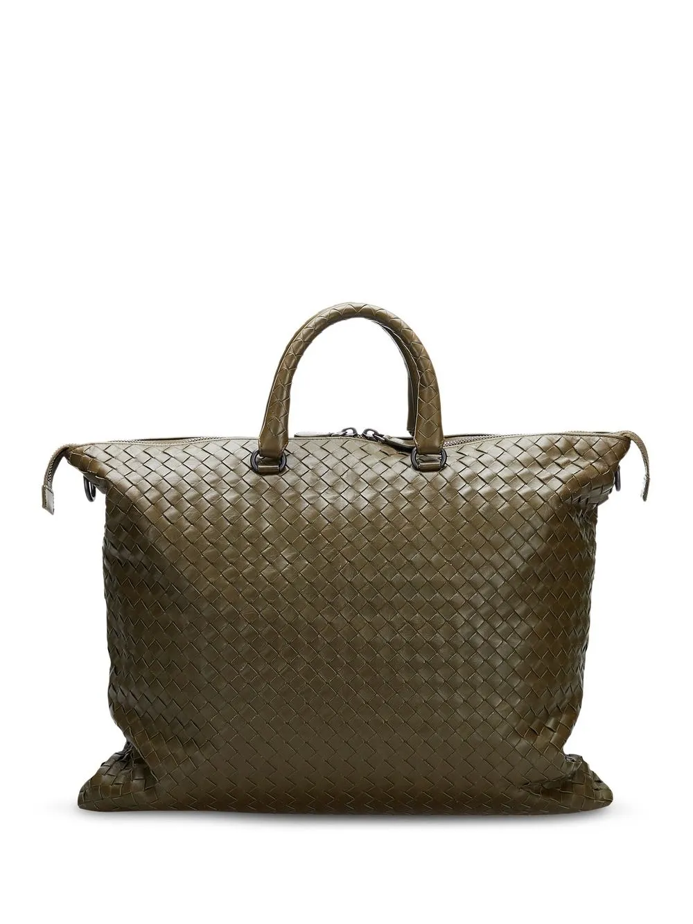 

Bottega Veneta Pre-Owned bolsa satchel Intrecciato - Verde