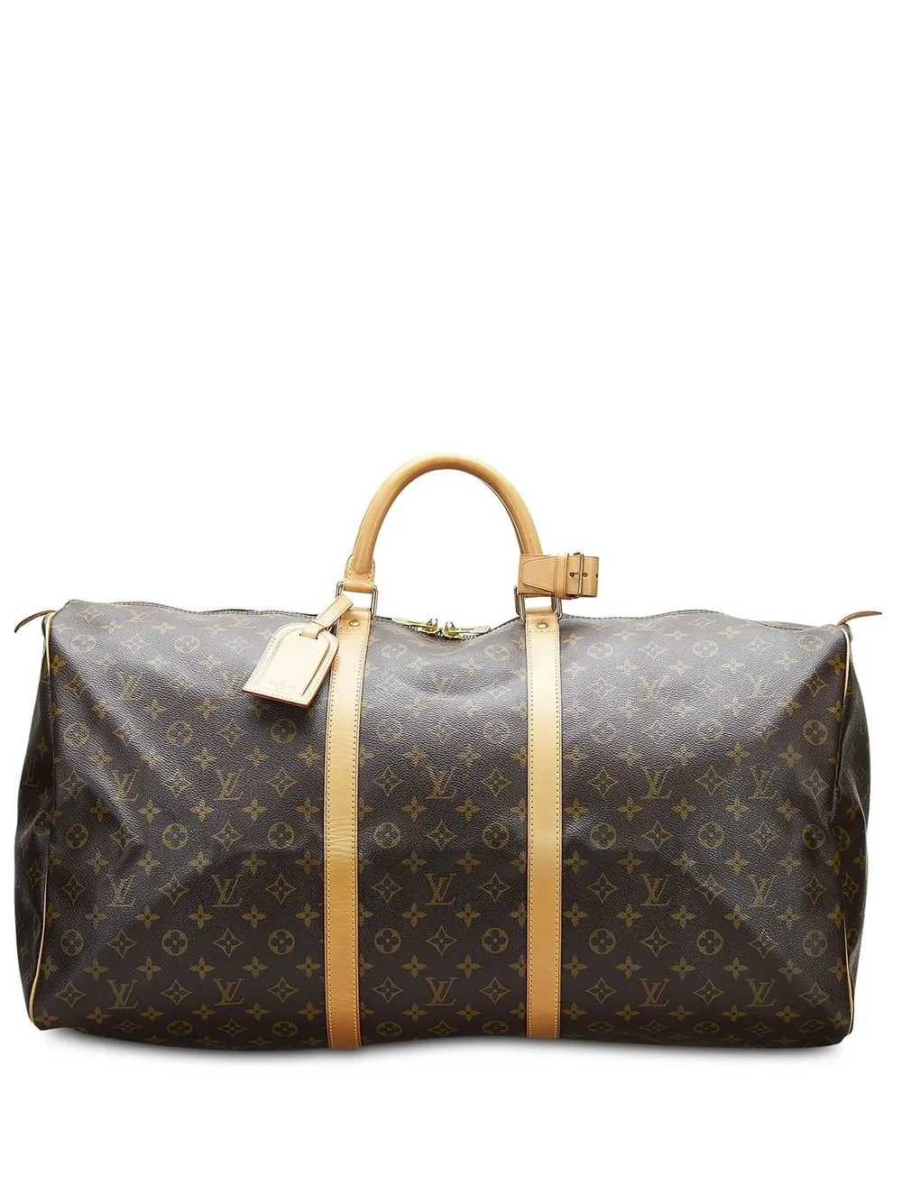 

Louis Vuitton 1995 pre-owned Monogram Keepall 60 travel bag - Brown