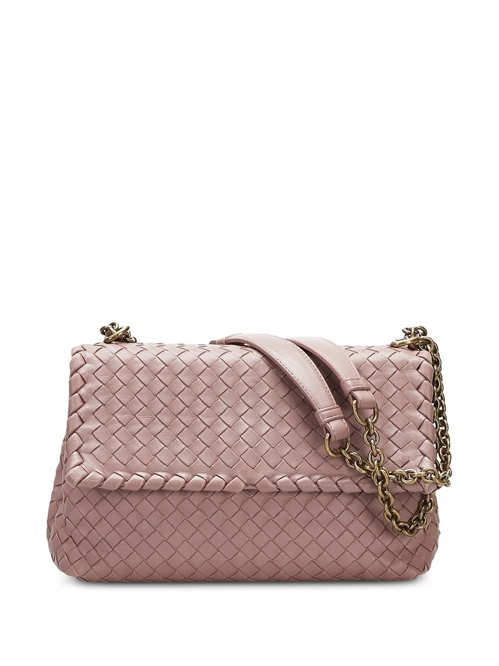 

Bottega Veneta Pre-Owned Intrecciato Olimpia shoulder bag - Pink