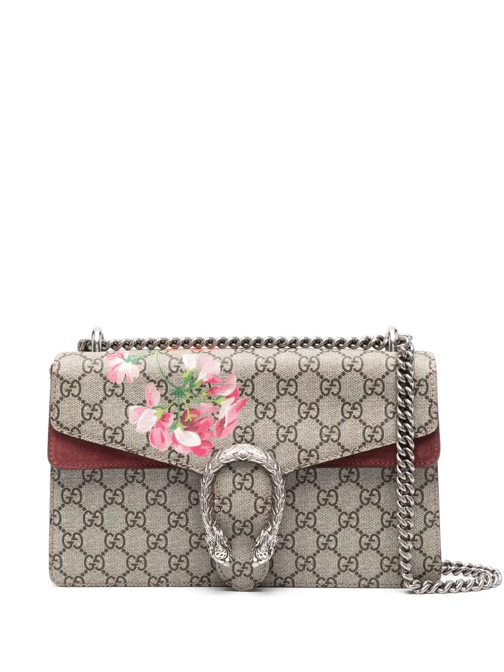 

Gucci Pre-Owned GG Supreme medium Blooms Dionysus shoulder bag - Brown