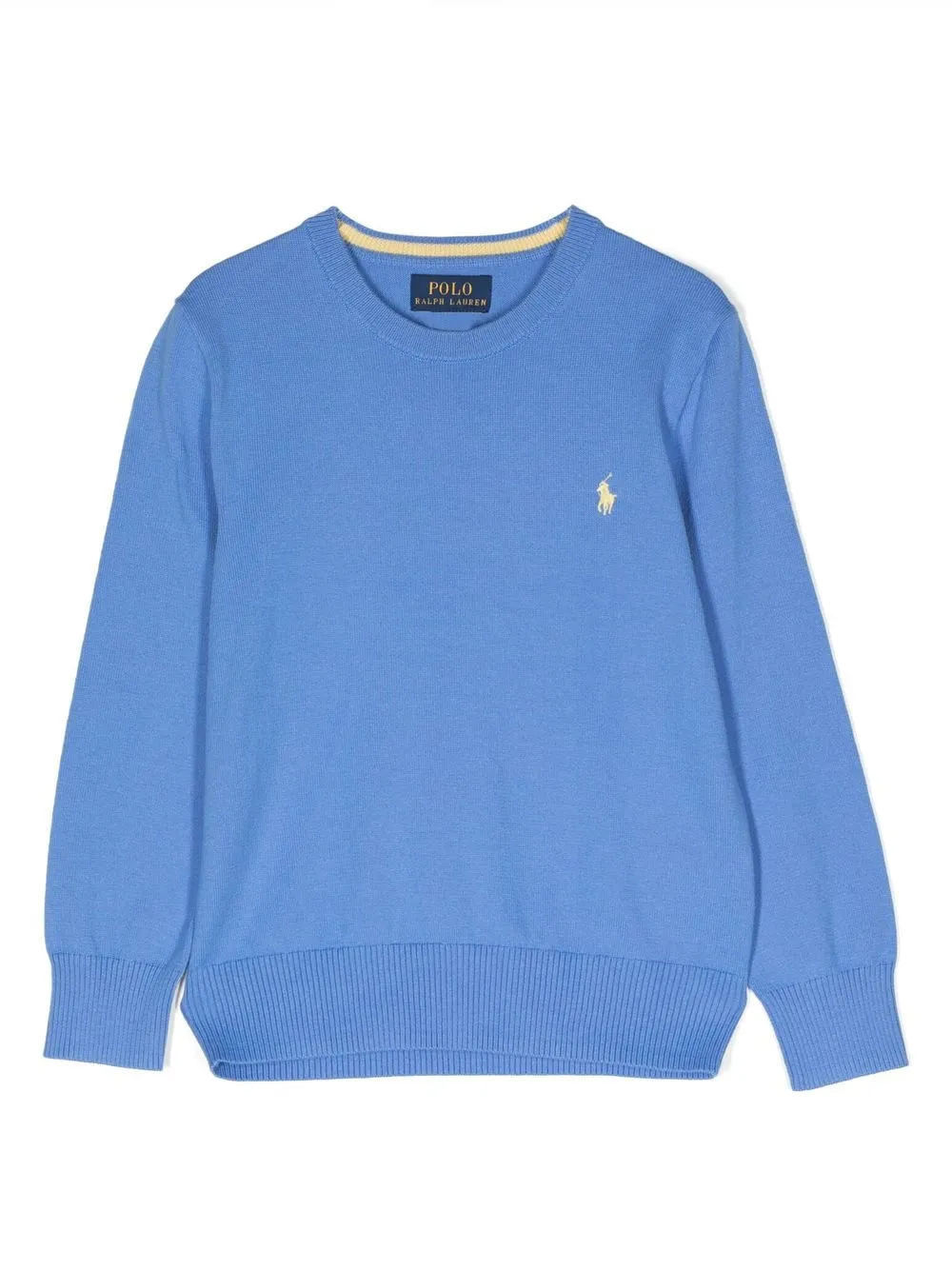 

Ralph Lauren Kids embroidered-logo crew-neck jumper - Blue