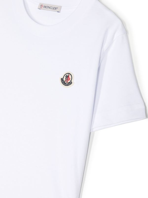 Moncler Enfant Logo-Patch Cotton T-Shirt