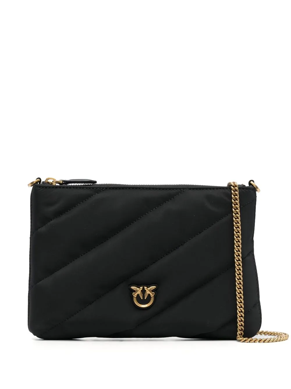 

PINKO Love Birds quilted crossbody bag - Black