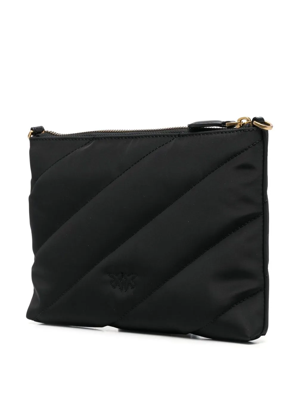 Pinko Love Birds Quilted Crossbody Bag In Schwarz ModeSens