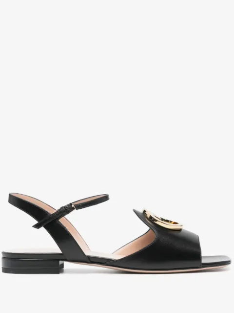 Gucci sandalias con logo Interlocking G