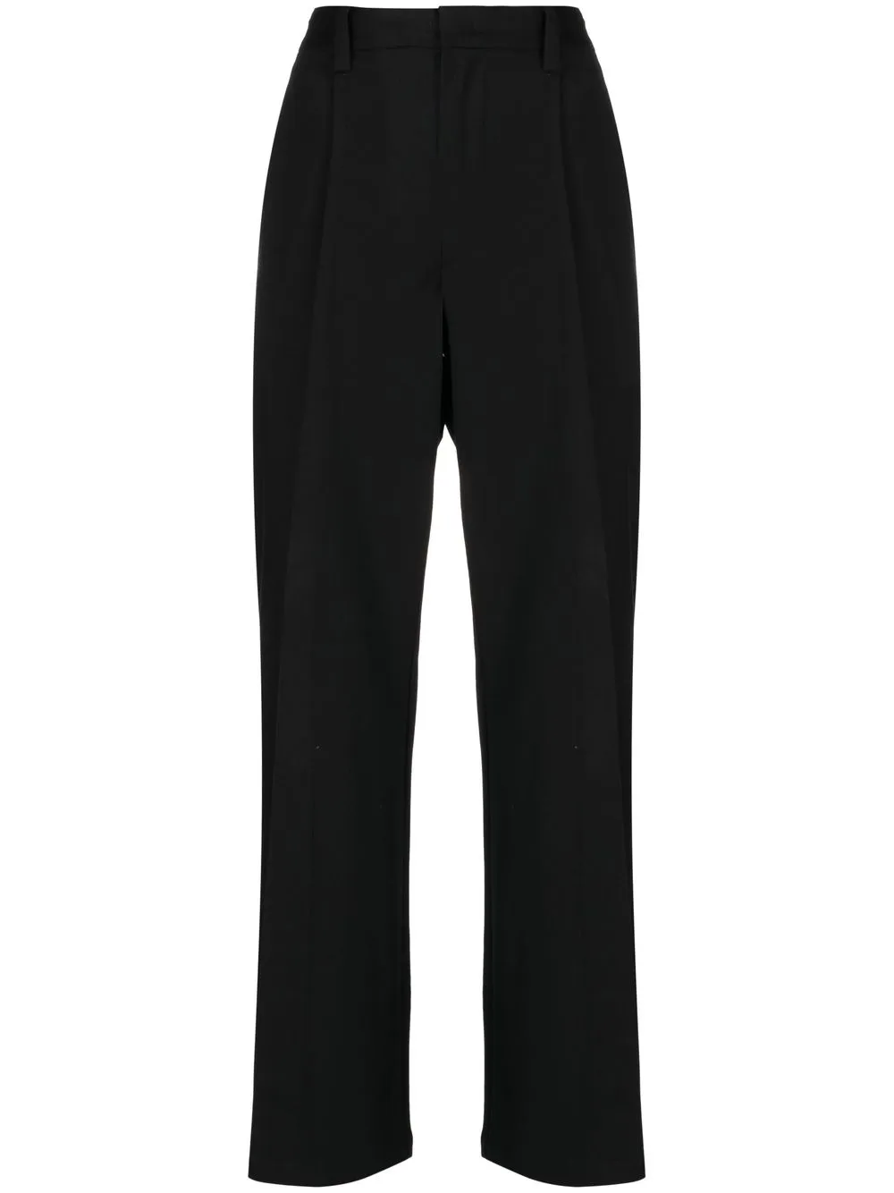 

JNBY wool loose flare trousers - Black