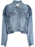 JNBY layered patchwork denim jacket - Blue