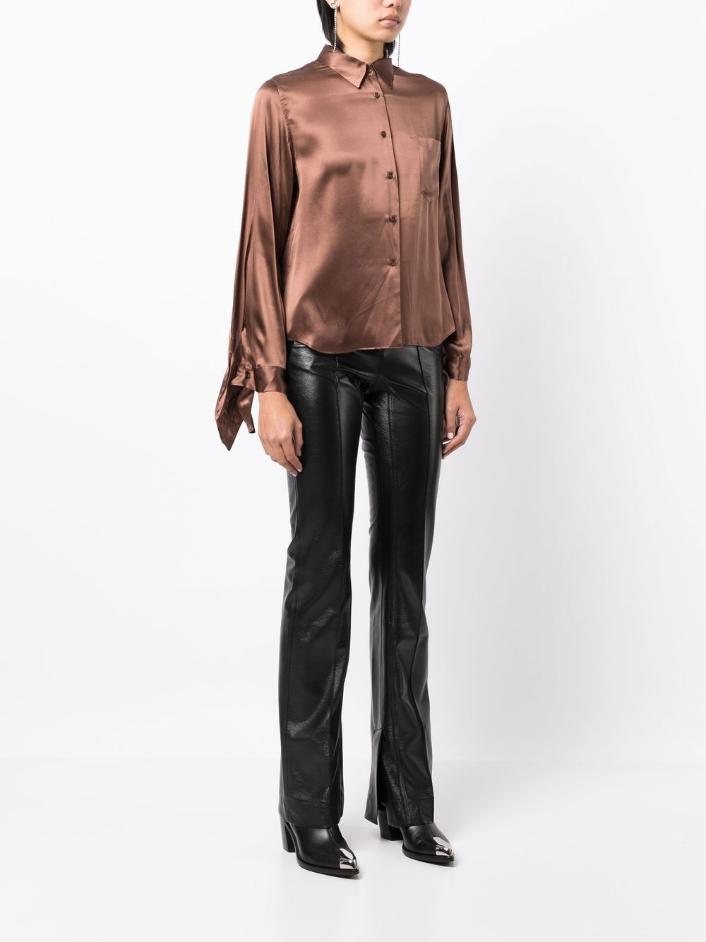 JNBY long-sleeve silk shirt Women