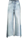 JNBY patchwork asymmetric denim jeans - Blue