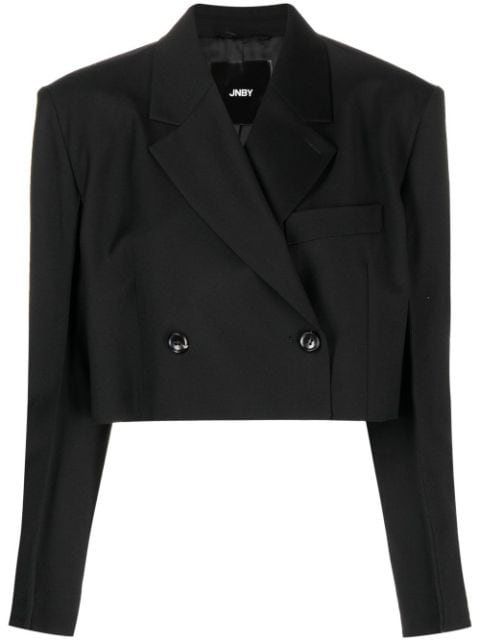 JNBY cropped.double-breasted blazer