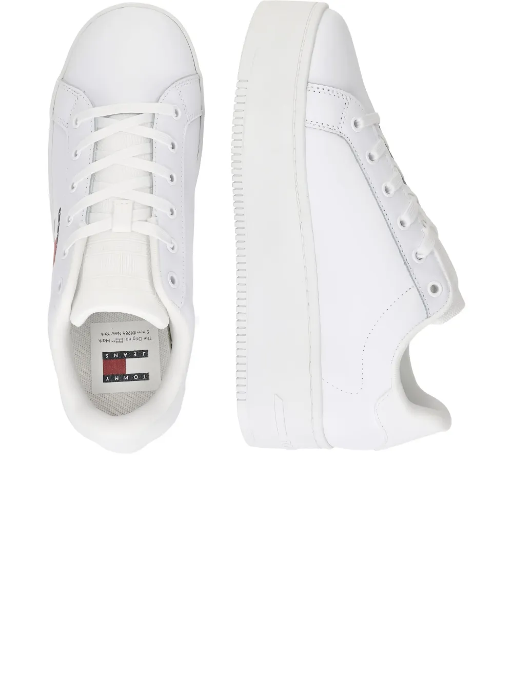 Tommy Hilfiger Lace-up Sneakers In Animal Print