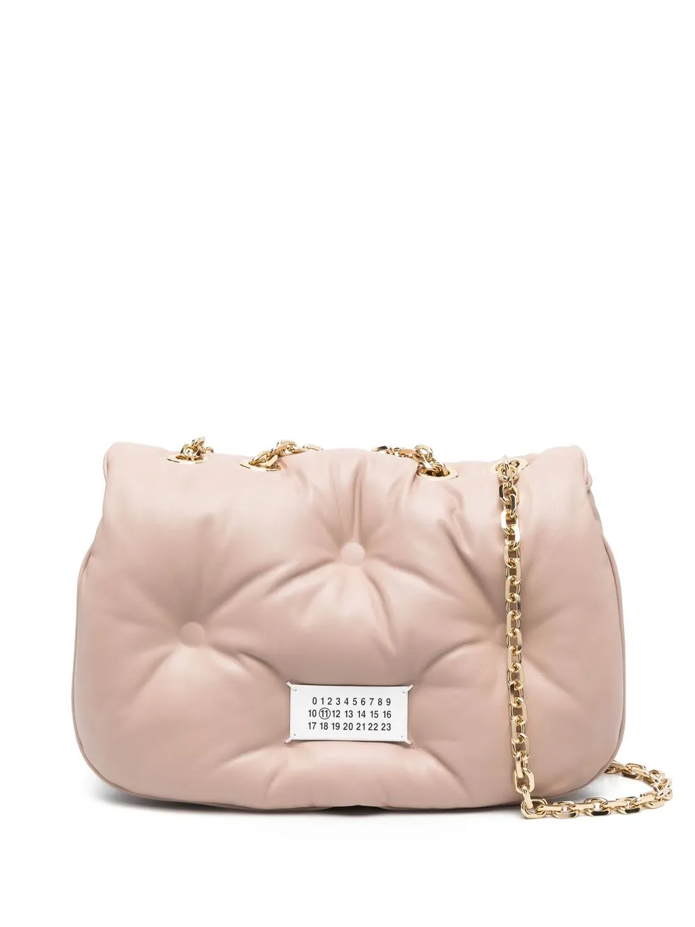 

Maison Margiela Glam Slam leather shoulder bag - Pink