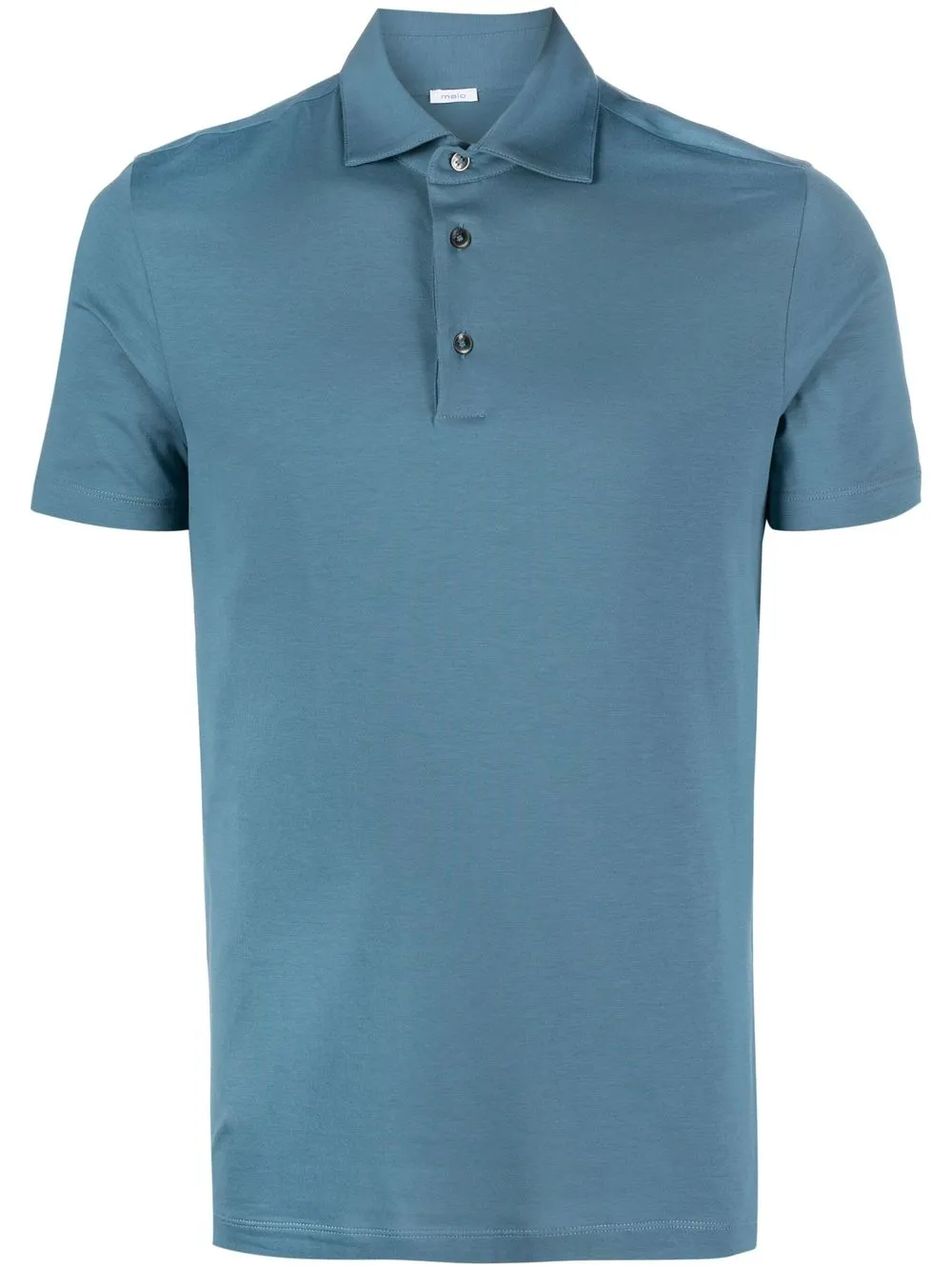 

Malo stretch-cotton shortsleeved polo shirt - Blue