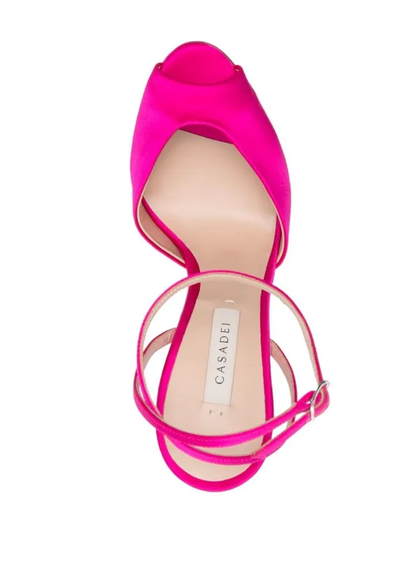 Hot pink hotsell ankle strap sandals