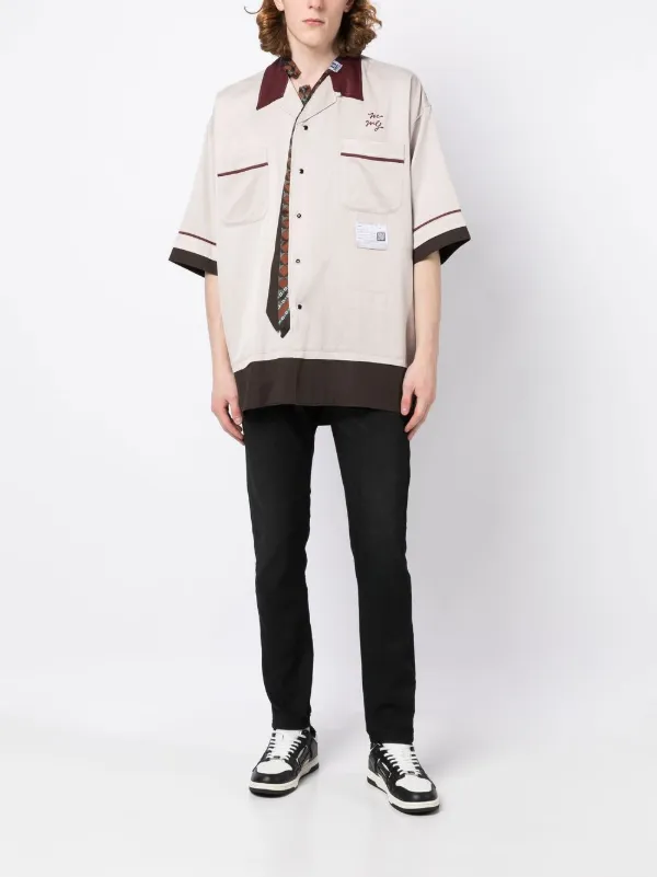 Maison MIHARA YASUHIRO short-sleeve Bowling Shirt - Farfetch