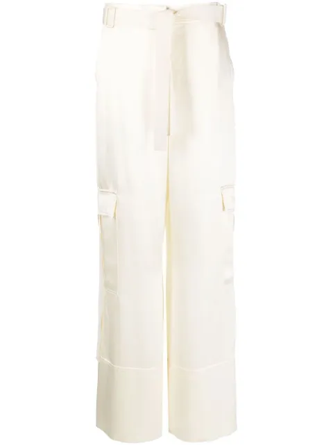 Calvin Klein cargo high-waisted trousers