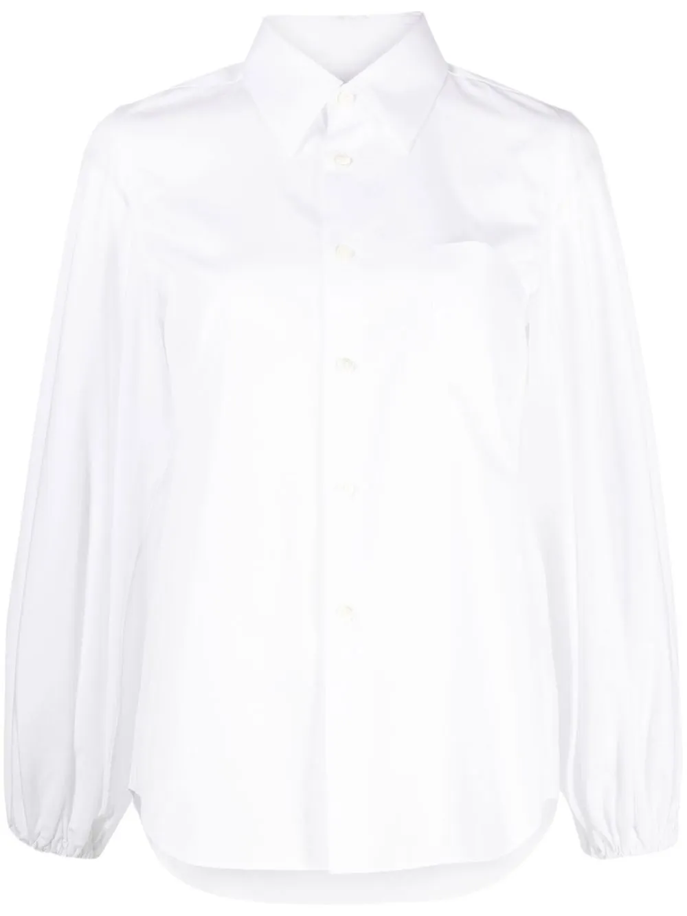 Comme Des Garçons Classic Cotton Shirt In White