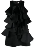 Comme Des Garçons ruffled cotton dress - Black