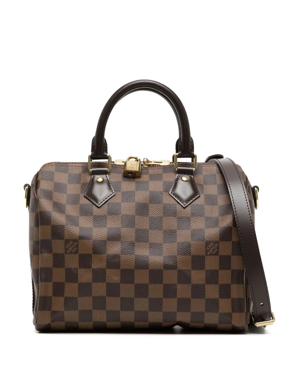 

Louis Vuitton bolsa Damier Ebène Speedy Bandoulière 25 2017 pre-owned - Marrón