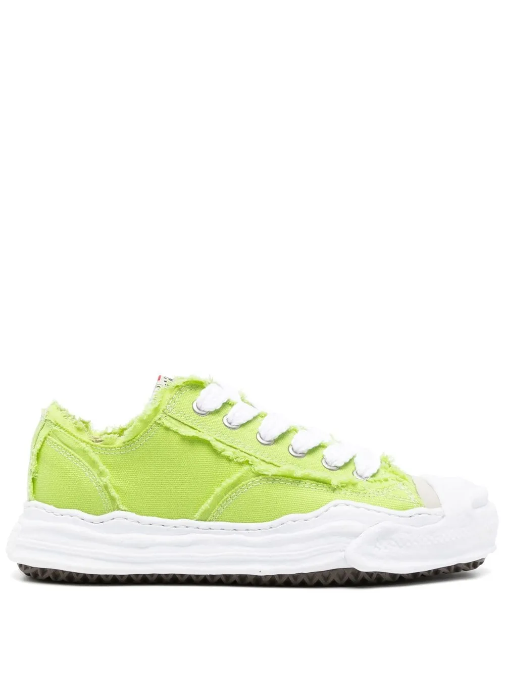 

Maison Mihara Yasuhiro Hank OG frayed low-top sneakers - Green
